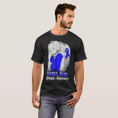 T-shirt Apraxia Sensibilisation Mama Support Ribbon (Devant entier)