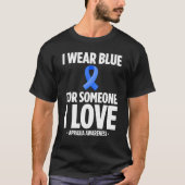 T-shirt Apraxia Sensibilisation Survivor Love Warrior (Devant)