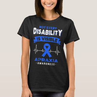 T-shirt Apraxia Sensibilisation Tous Les Handicapés Ne Son