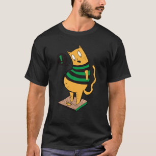 T-shirt après avoir rendu visite à grand-mère, le chat mon