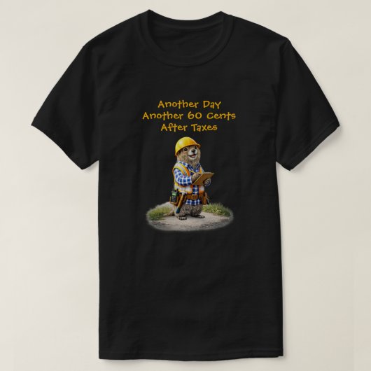 T-shirt « Après impôts » (Design devant)