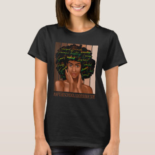 T-shirt Après l'école coordinatrice Afro Africaine América