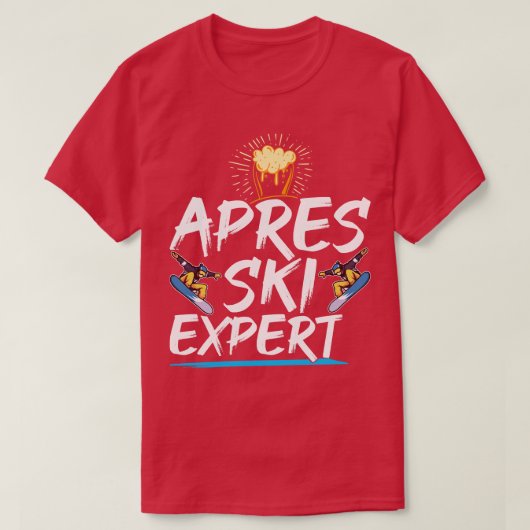 T-shirt Apres Ski Expert Ski (Design devant)