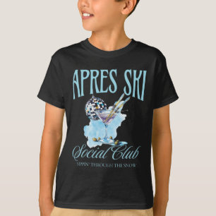T-shirt Apres Ski Social Club Boire Party Femmes hiver