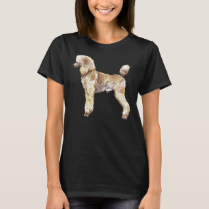 T-shirt Apricot Poodle Show Stack