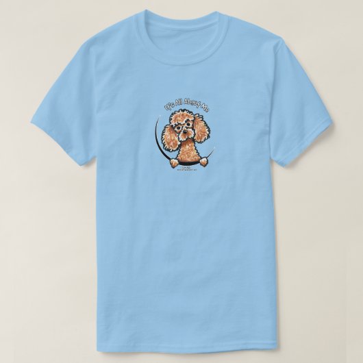 T-shirt Apricot Toy Poody C'Est Tout Sur Moi (Design devant)