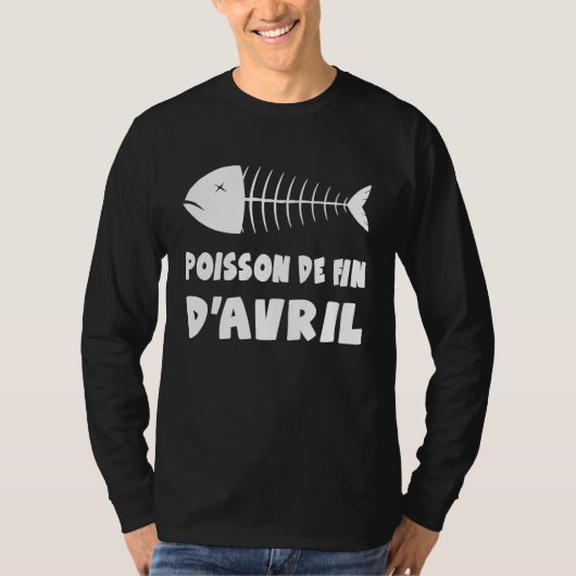 T-shirt April Fool's Day, Fish's End Of April hoaxes Poiss (Devant)