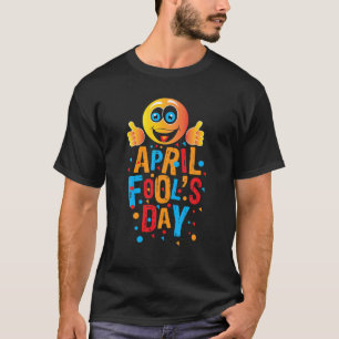 T-shirt April Fools Day Smiley Face, 1Er Avril Pranks de p