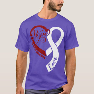 T-shirt APS Maladie Sensibilisation Les gens Aiment Coeur