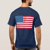 T-shirt APUSH avec le drapeau (Dos)