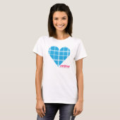 T-shirt Aqua 2 de plaid (Devant entier)