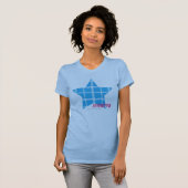 T-shirt Aqua 3 de plaid (Devant entier)