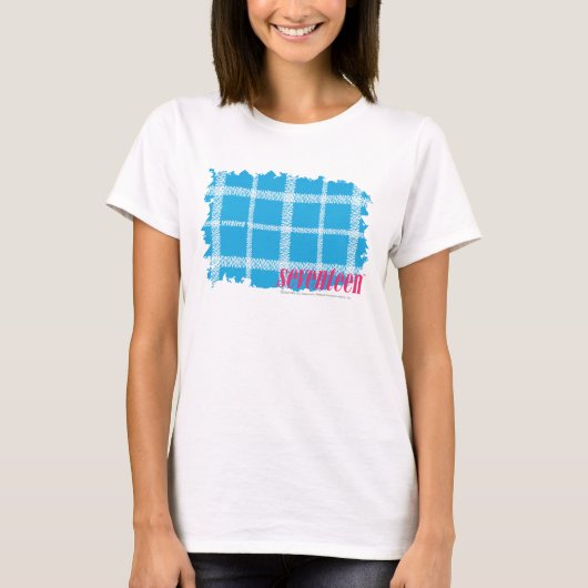 T-shirt Aqua 4 de plaid (Devant)