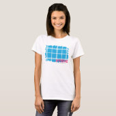 T-shirt Aqua 4 de plaid (Devant entier)