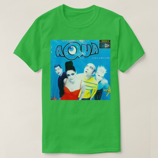 T-shirt Aqua Aquarium Album (Design devant)