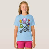 T-shirt Aqua Babies (Devant entier)