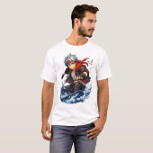 T-shirt Aqua Blaze Surfer Hero (Devant entier)