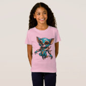 T-Shirt Aqua Cute (Devant entier)