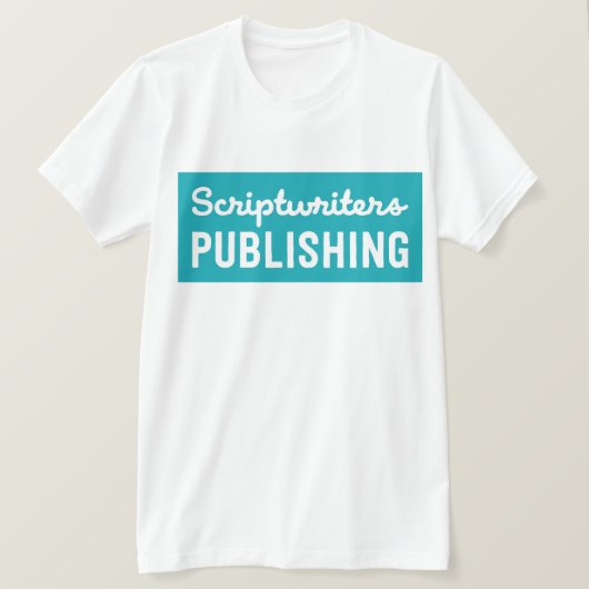 T-shirt Aqua de solide de scénaristes (Design devant)