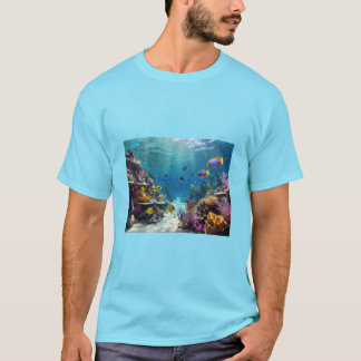 T-shirt Aqua Dreams : Tee de poisson tranquille