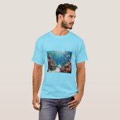 T-shirt Aqua Dreams : Tee de poisson tranquille (Devant entier)