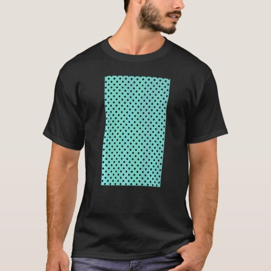T-shirt Aqua Et B, Motif géométrique Polkadot des années 1 (Devant)