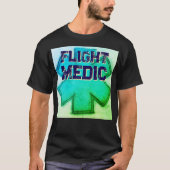T-shirt Aqua Flight Medic étoile de vie (Devant)