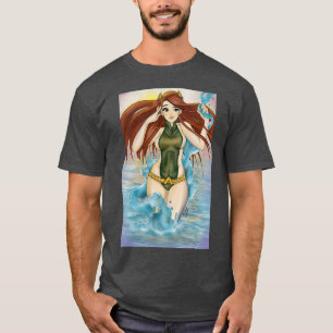 T-shirt Aqua girl