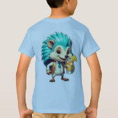 T-shirt Aqua Hedgehog (Dos)