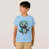 T-shirt Aqua Hedgehog (Devant entier)