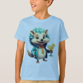 T-shirt Aqua Hedgehog (Devant)