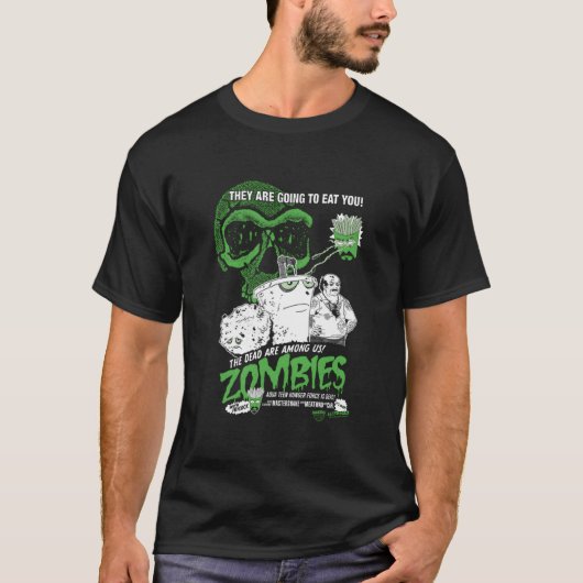 T-shirt Aqua N Hunger Force Zombies (Devant)