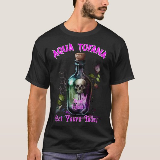 T-shirt Aqua Tofana Elixir enchantée (Devant)