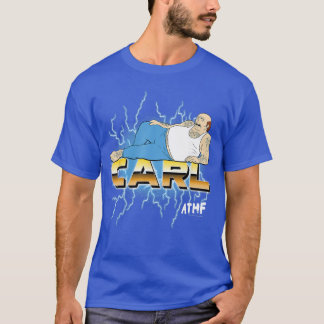 T-shirt Aquaeen Hunger Force Carl Lightning Dessin Animé D