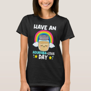 T-shirt Aquafaba végane jeu de mots véganisme