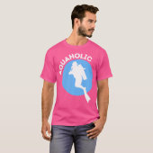 T-shirt Aquaholic Funny Plongée plongée plongée plongée pl (Devant entier)