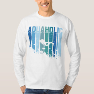 T-shirt Aquaholic Scuba