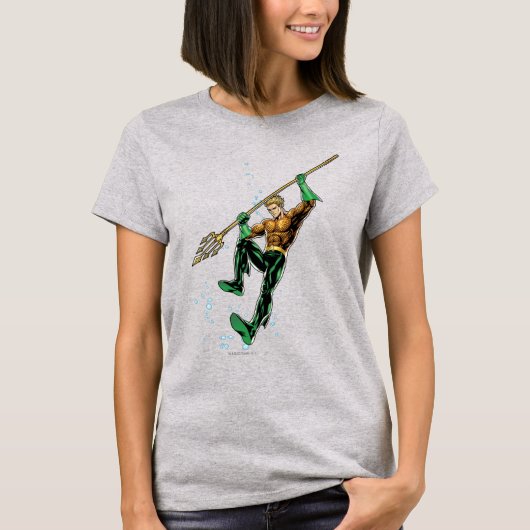 T-shirt Aquaman avec Spear (Devant)