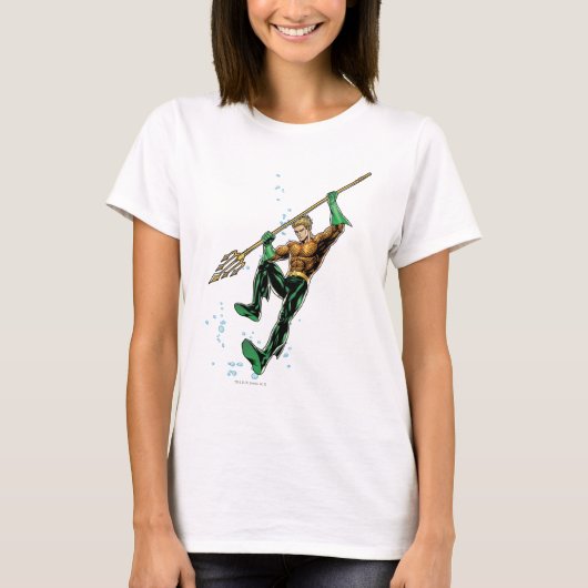 T-shirt Aquaman avec Spear (Devant)