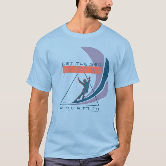 T-shirt Aquaman | Laissez La Mer Vous Libérer (Devant)