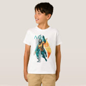 T-shirt Aquaman | Modernist Aquaman Collage (Devant entier)