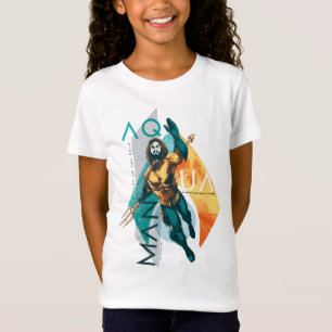 T-Shirt Aquaman   Modernist Aquaman Collage