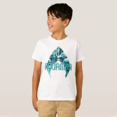 T-shirt Aquaman | Orin, Mera, Orm & Manta Noir En Symbole (Devant entier)