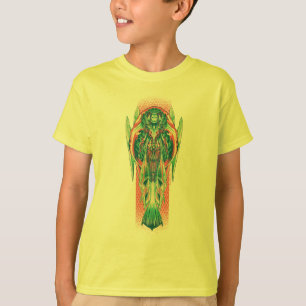 T-shirt Aquaman   Queen Fisherman Art Nouveau Panel