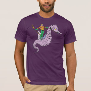 T-shirt Aquaman Rides Seahorse