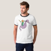 T-shirt Aquaman Rides Seahorse (Devant entier)
