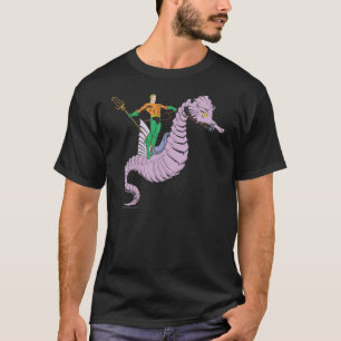 T-shirt Aquaman Rides Seahorse