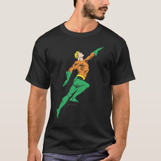 T-shirt Aquaman saute (Devant)