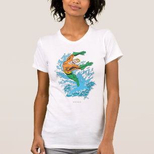 T-shirt Aquaman saute dans la vague