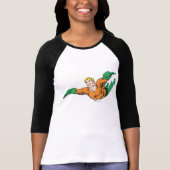 T-shirt Aquaman Soars (Devant)